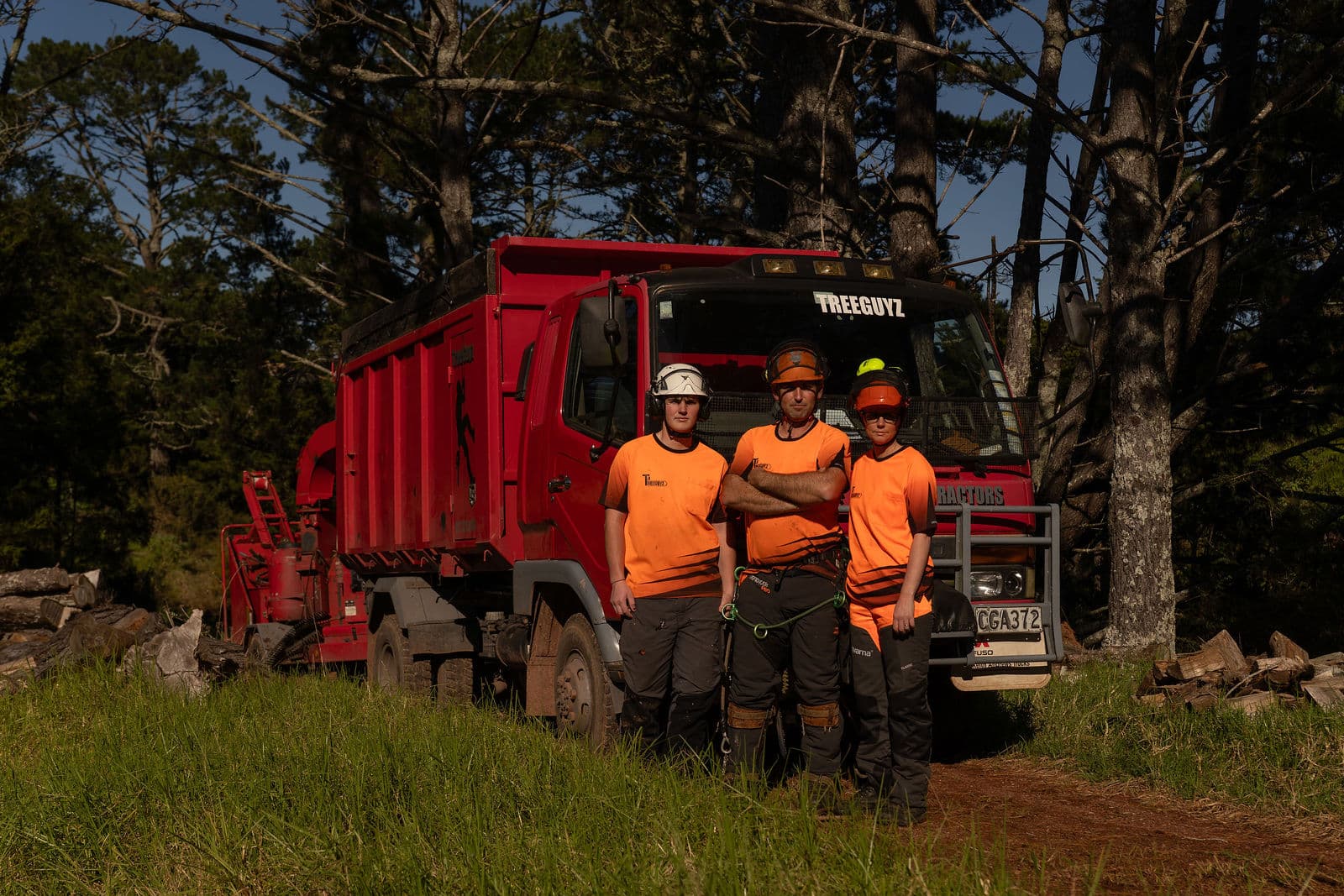 Meet the Guyz crew standing by their truck